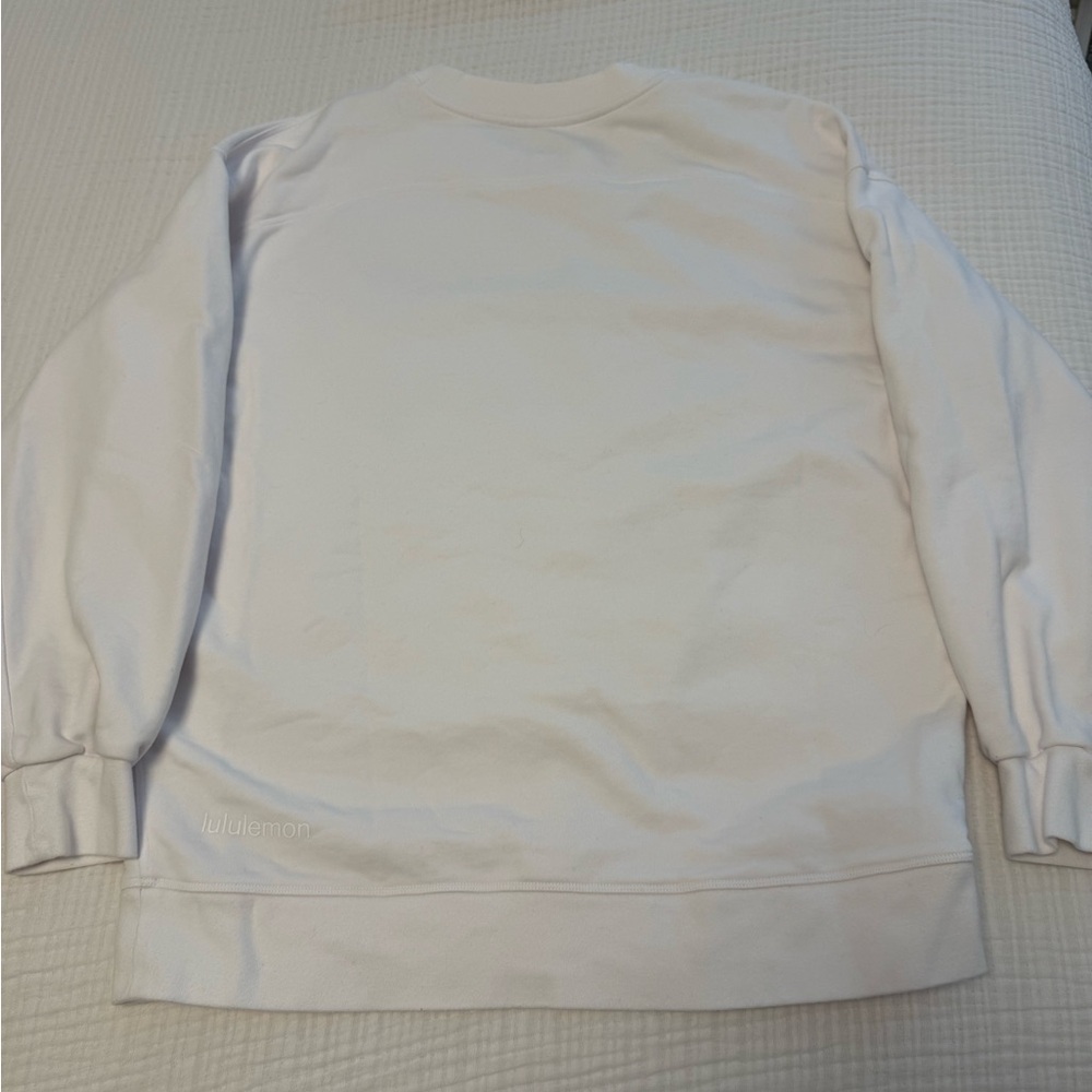 White Lululemon Penn State Crew Neck - Picture 2 of 3